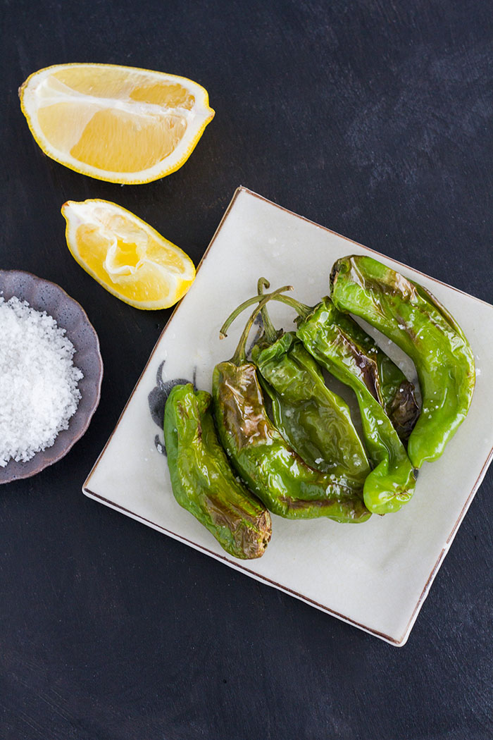 Charred Shishito Peppers