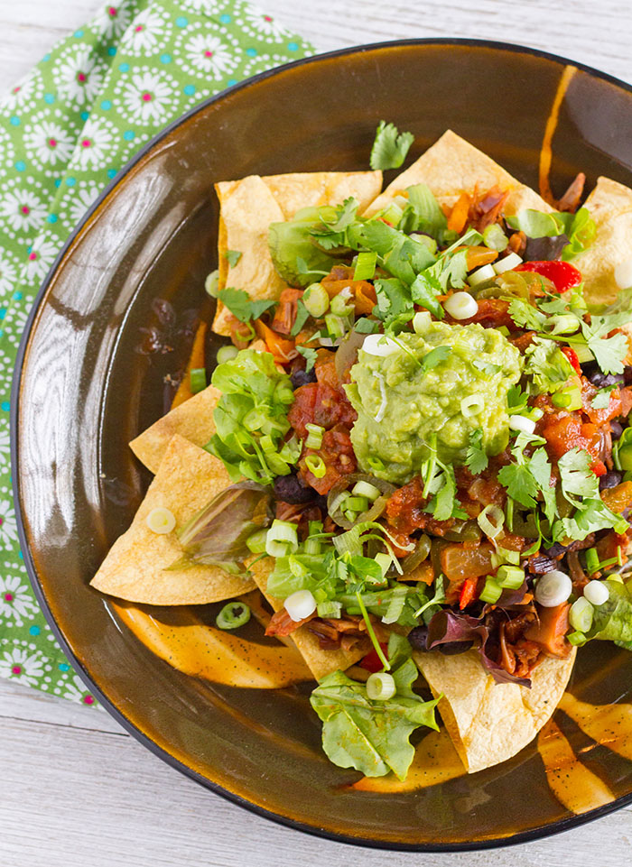 Jackfruit Carnitas Nachos