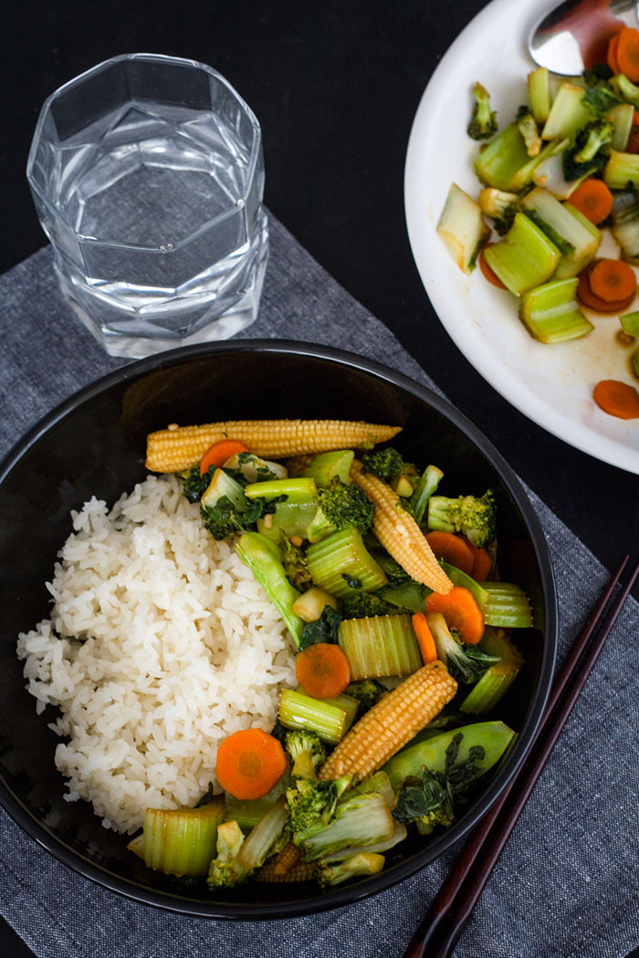 Vegetarian's Delight Chinese stir-fry