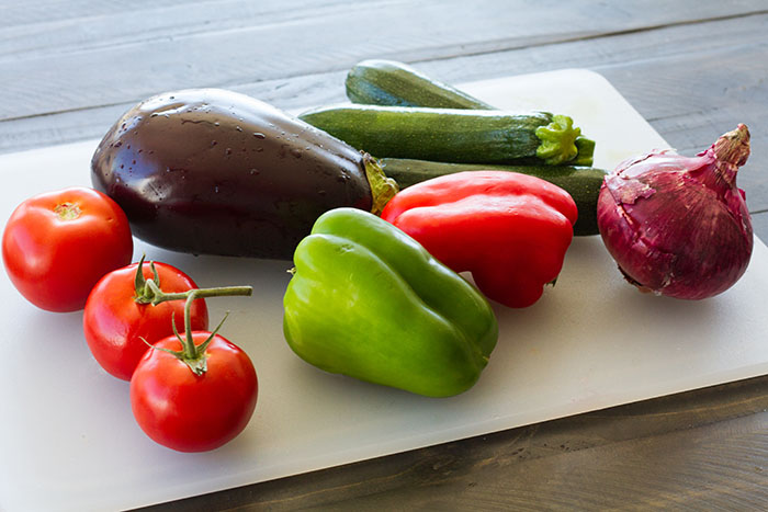 Vegetables for Ratatouille