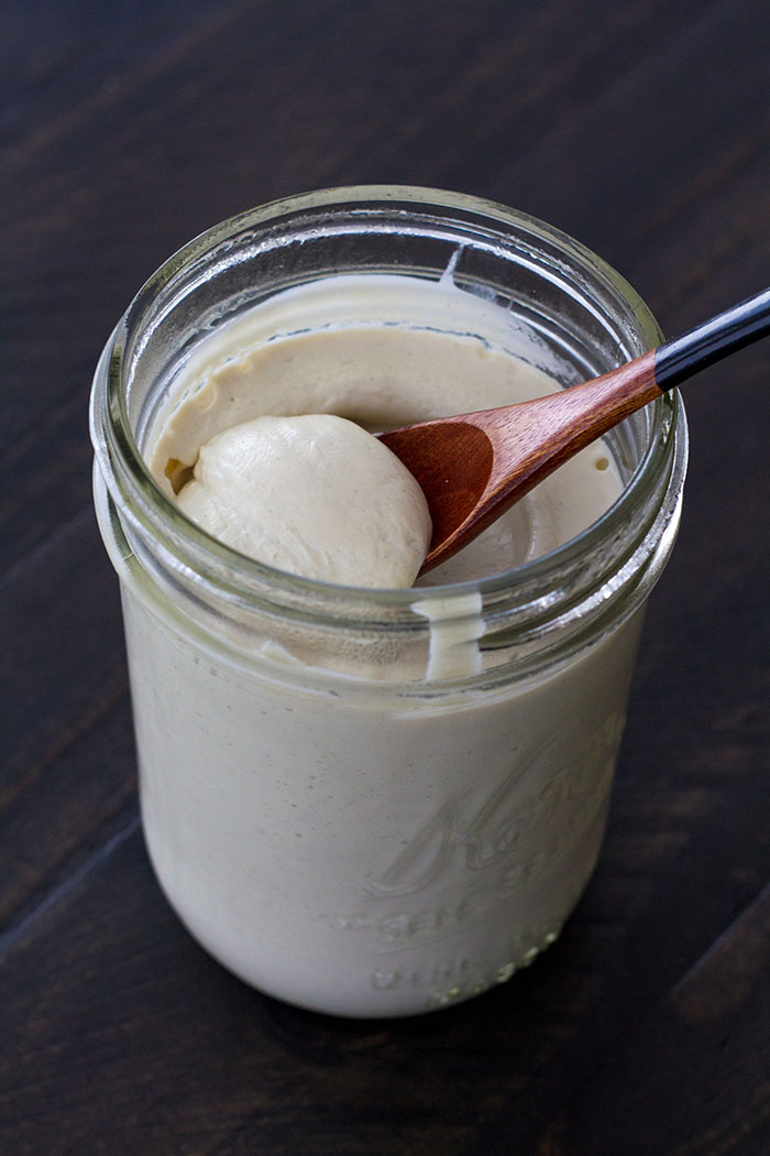 vegan japanese-style mayonnaise (hemp or cashew . . . you pick!)