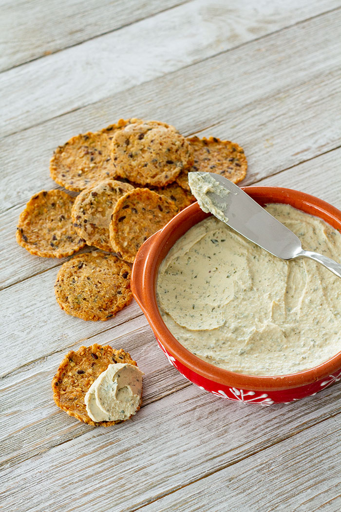 herb cashew cheese spread