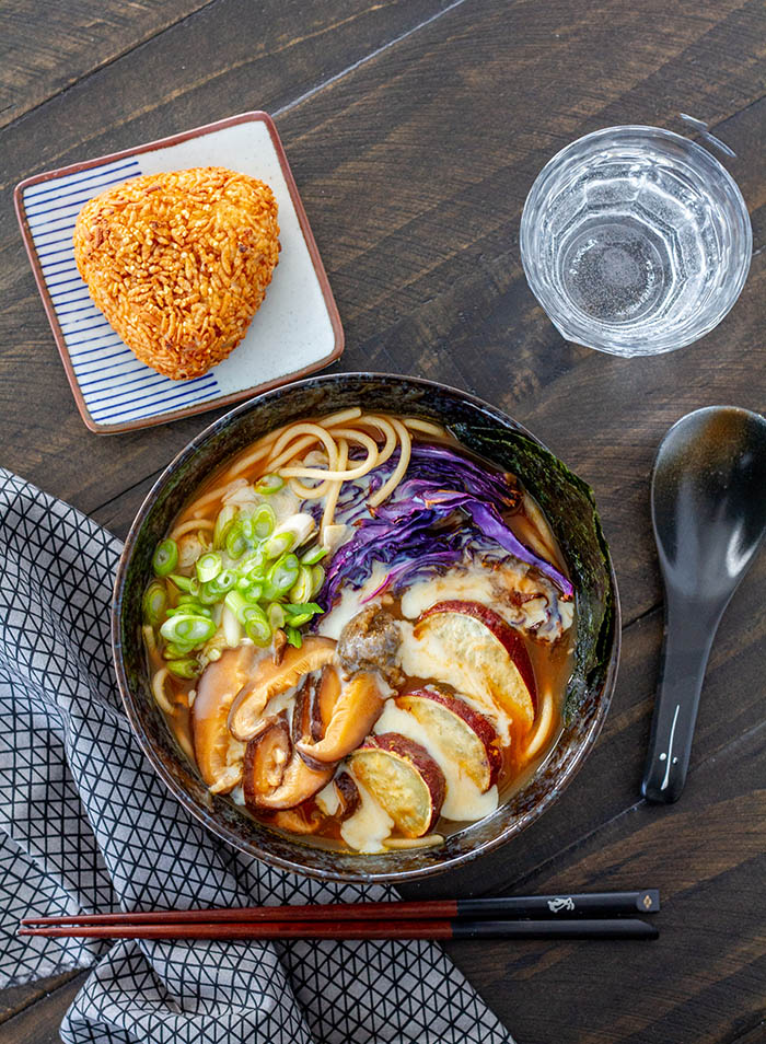 Roasted Root Vegetable Ramen 