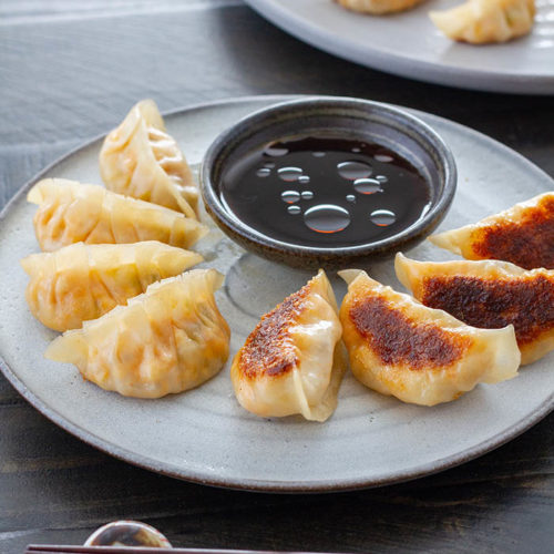 Vegan Gyoza (Japanese Potstickers) - La Fuji Mama