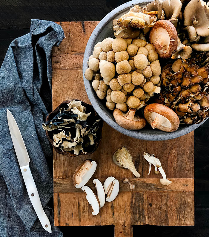 Variety of Mushrooms