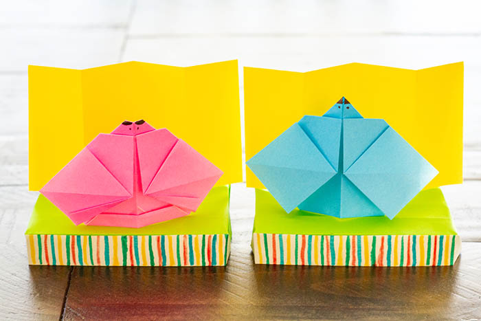 Origami Hina dolls