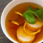 Eryngii Suimono -- Clear Soup with King Oyster Mushroom